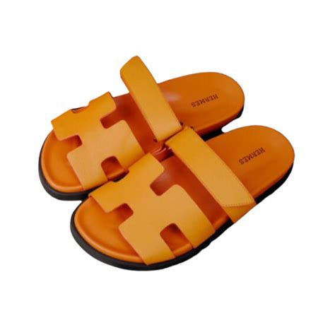 hermes jelly sandals orange|hermès chypre sandals shearling.